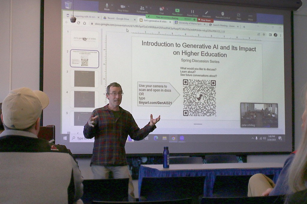 Learn With AI gathering in Orono